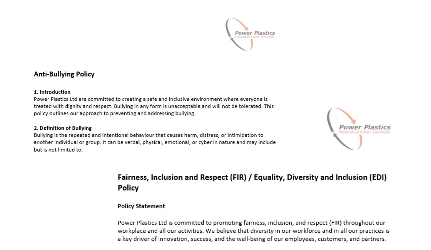 policies